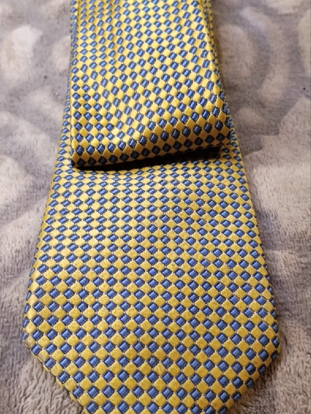 Murano Red & Maroon Geometric Motif Silk Tie Get Four For The Price Of One